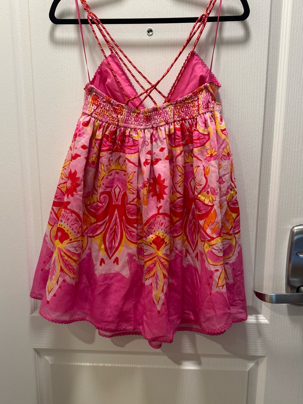 JACQUE THE LABEL Pink Floral Mini Dress – Size S – NWT - Picture 3 of 5